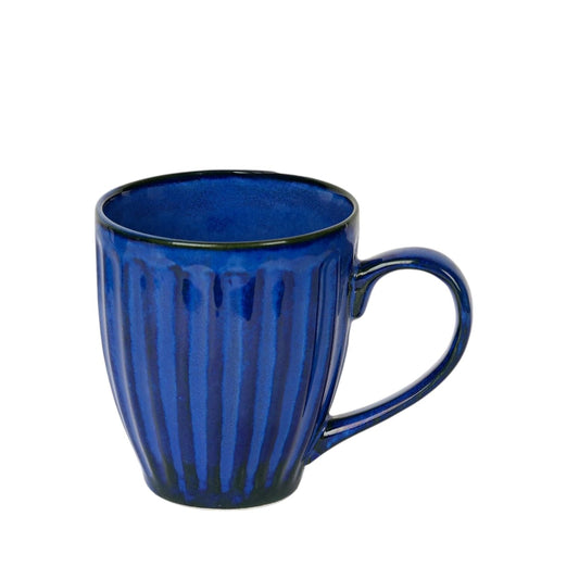 CRAF10 Blue Gem Ceramic Tea/Coffee Mug – Single Piece, 330 ML